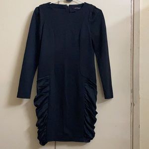 Black mini dress